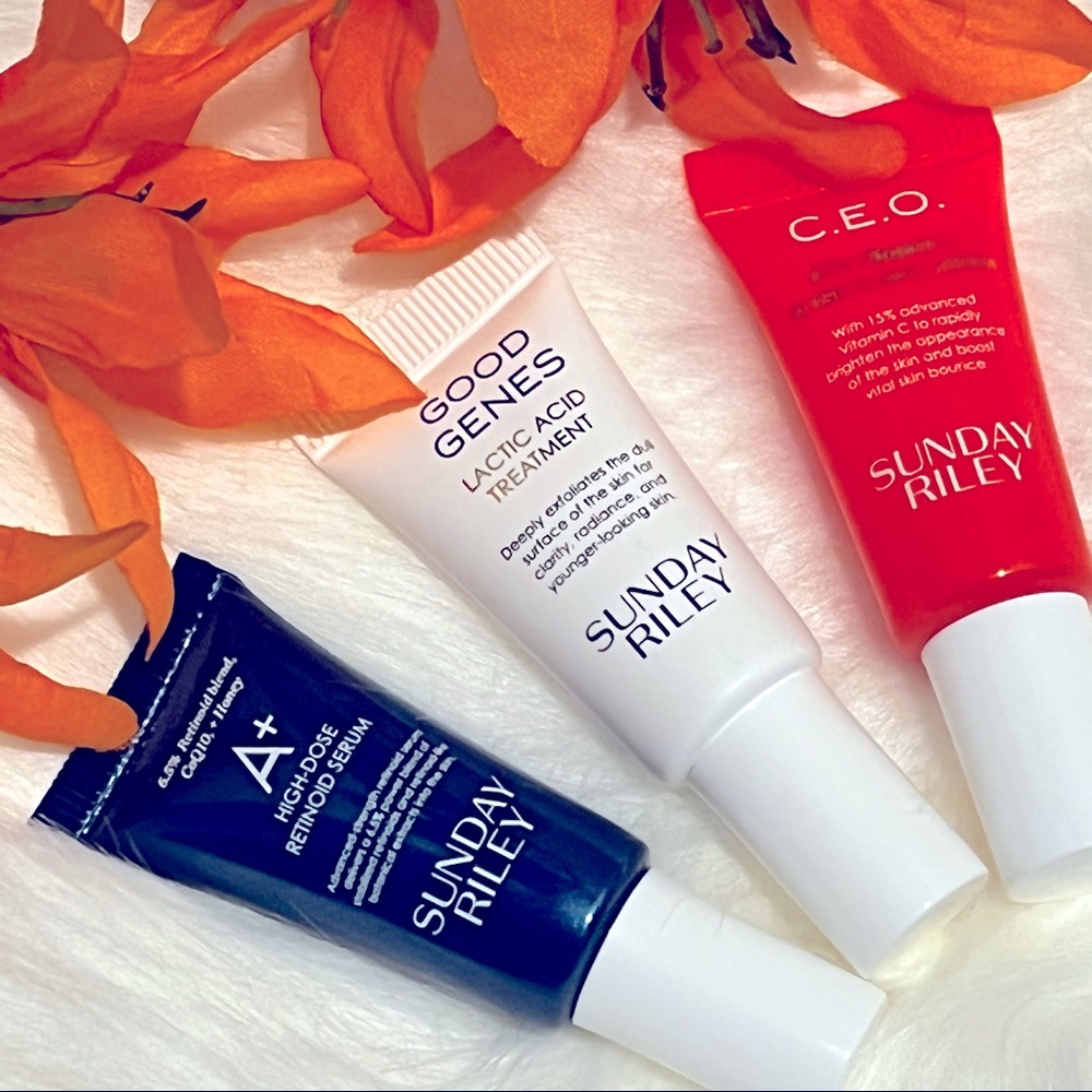 Sunday Riley Deluxe Serum Sample Trio